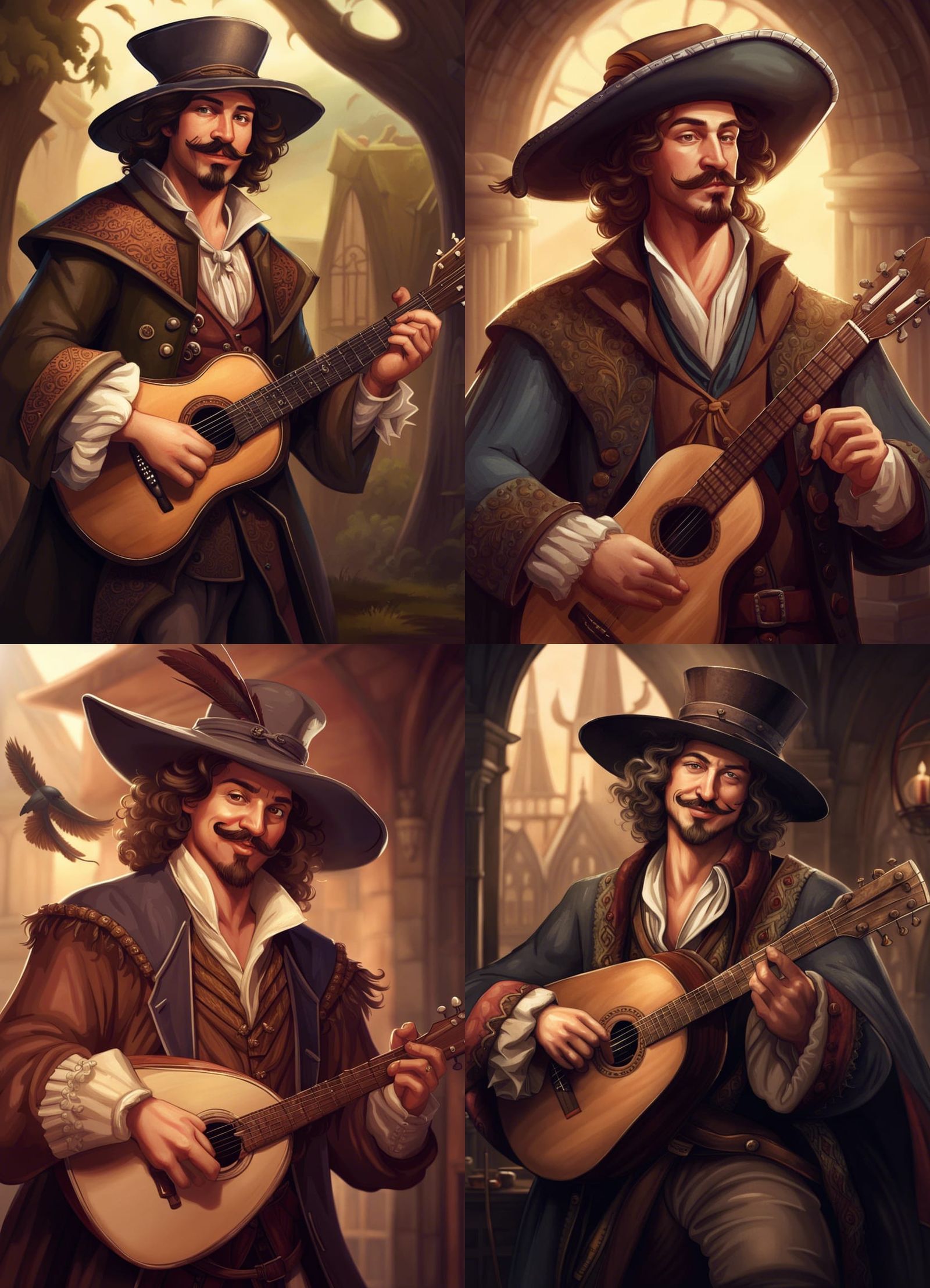 Bards AI Generated Artwork NightCafe Creator