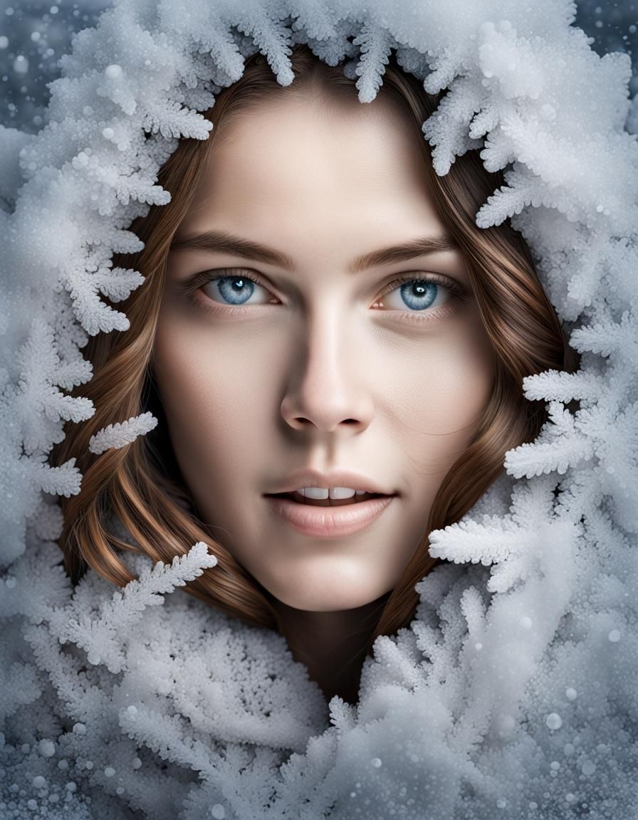 Ice-Girl - AI Generated Artwork - NightCafe Creator
