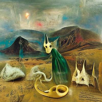 wizards, eldritch artifacts, and weird landscapes by Leonora Carrington ...