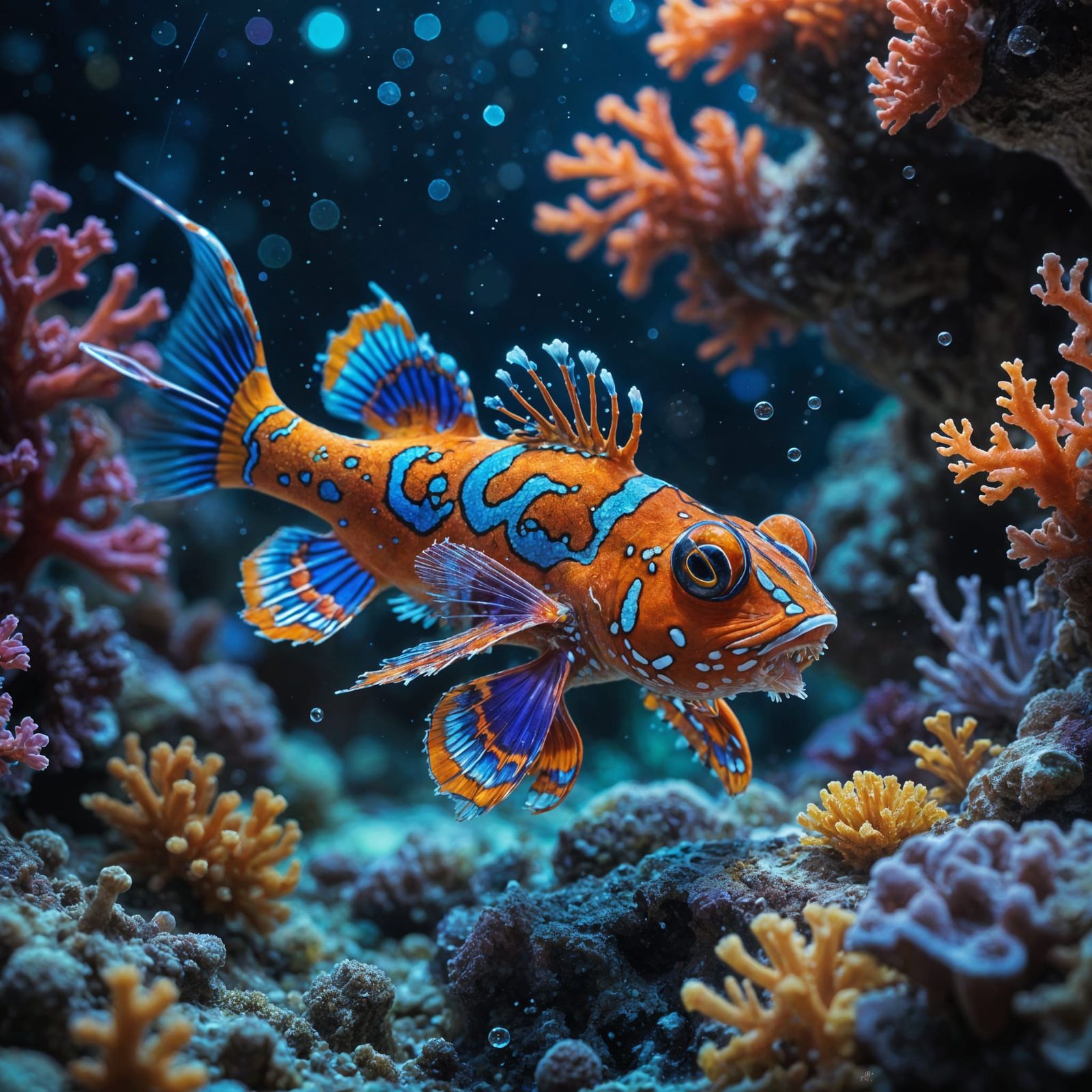 Mandarin dragonet  by @Soynuts