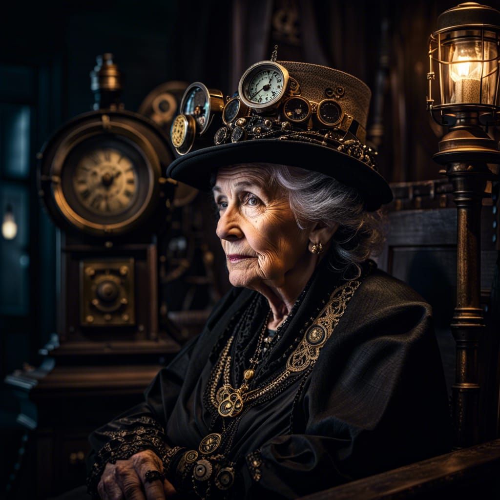 A Steampunk Grandmother  by @Clive