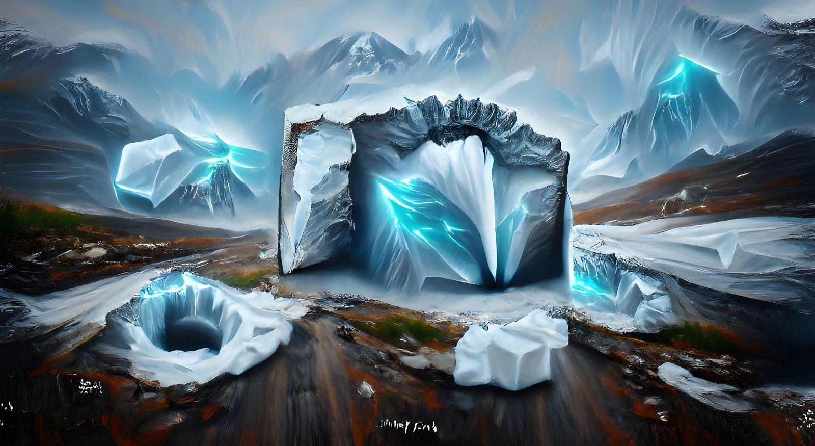 ice art wallpaper