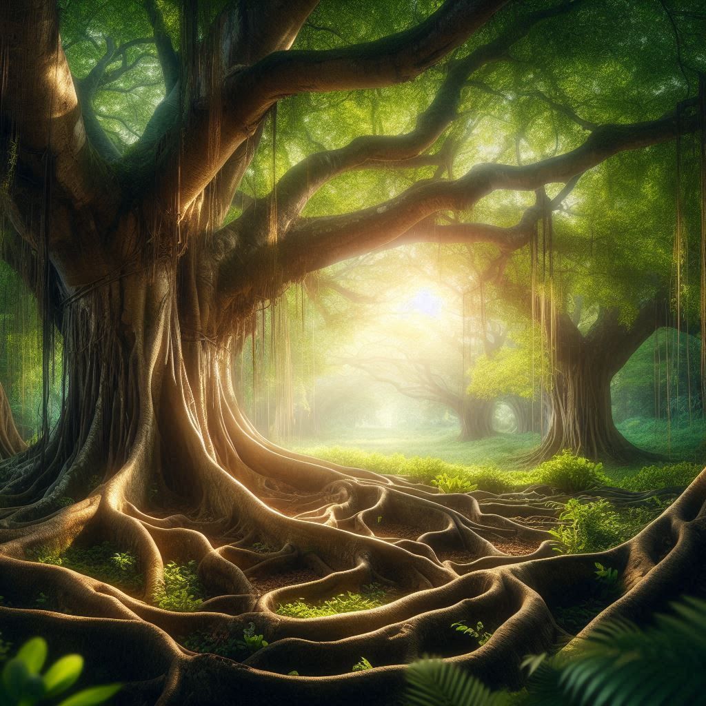 The essence within an old tree