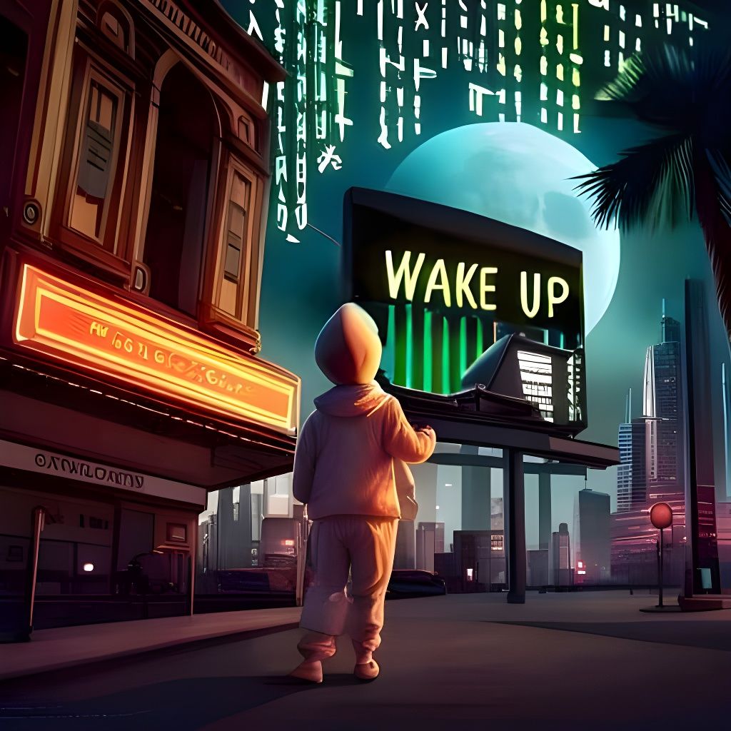 hurry! wake up! the matrix has you...  by @shadow303