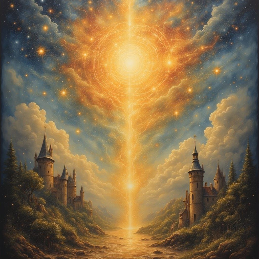 <lora:DrawHerFace:1.0> steampunk engine surrealism Salvador Dali matte background melting oil on canvas heavenly sunshine beams divine brigh...