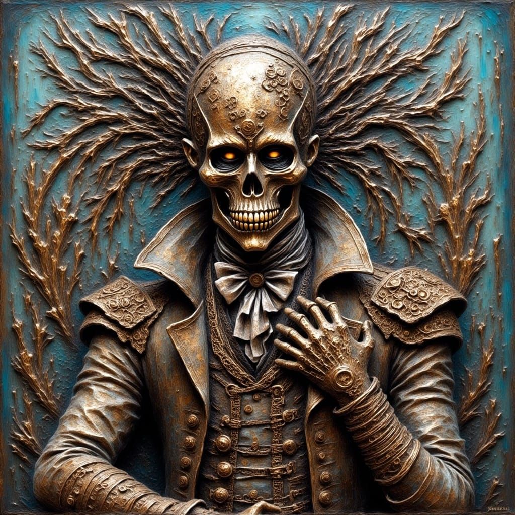  <lora:Macabre Flux:1.0>