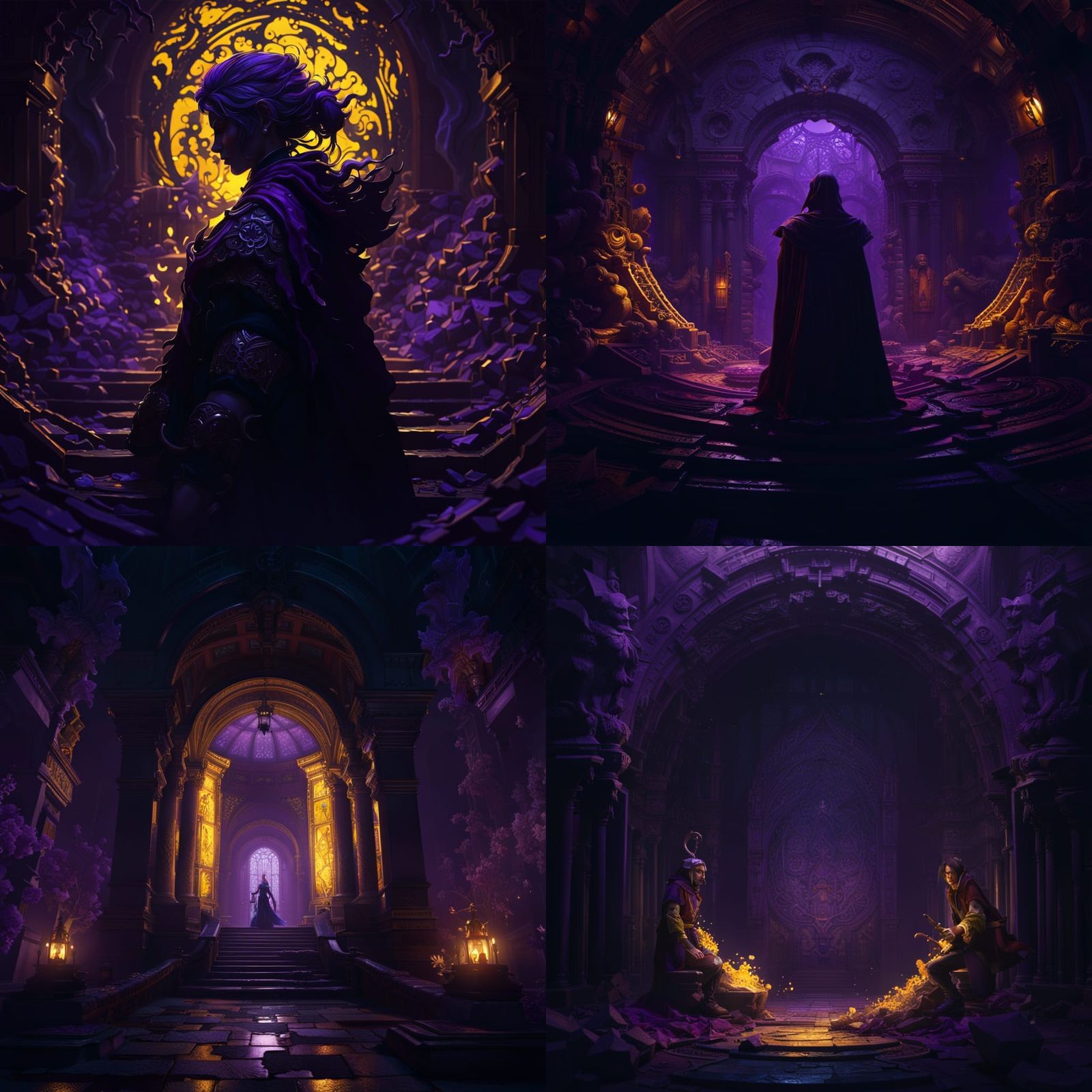 A shadow in the middle of the darkness