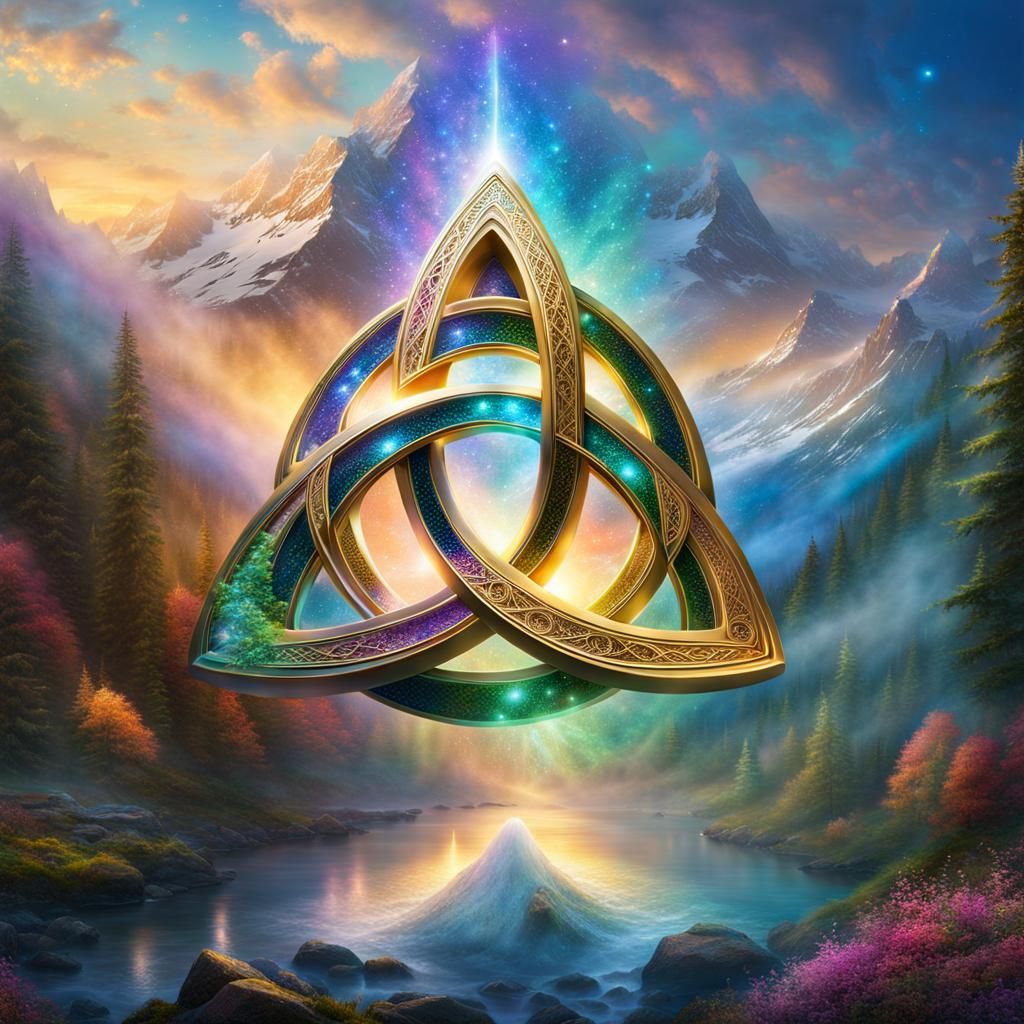 Triquetra - Trinity Knot   by @Coco Lasticot