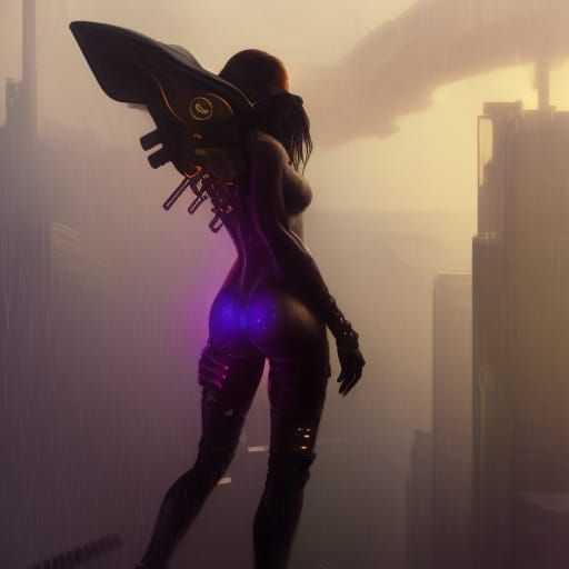 Cyberpunk, monster, a masterpiece, 8k resolution, dark fanta...