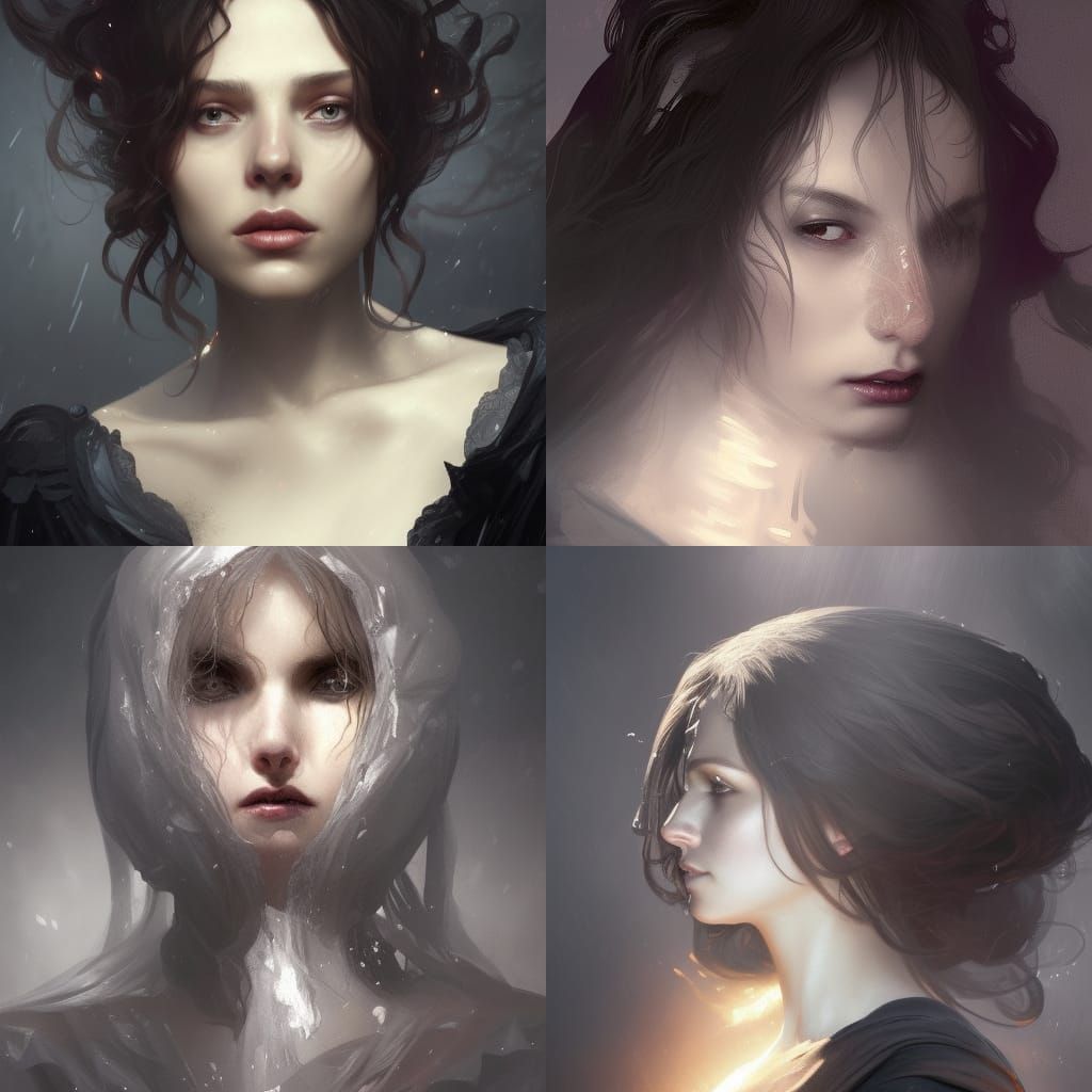 a mysterious woman, - AI Generated Artwork - NightCafe Creator