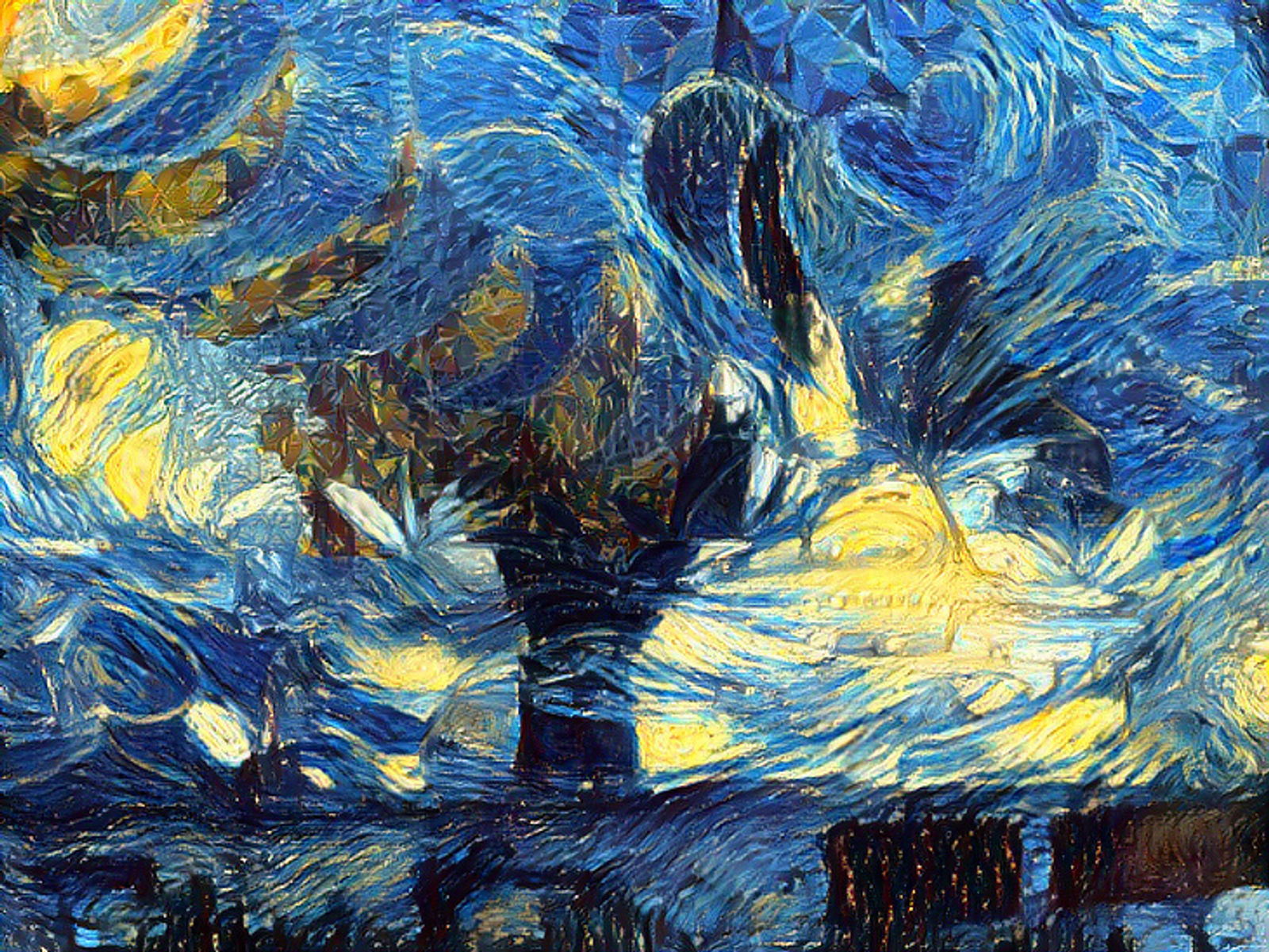 Van gogh ai generated artwork nightcafe creator