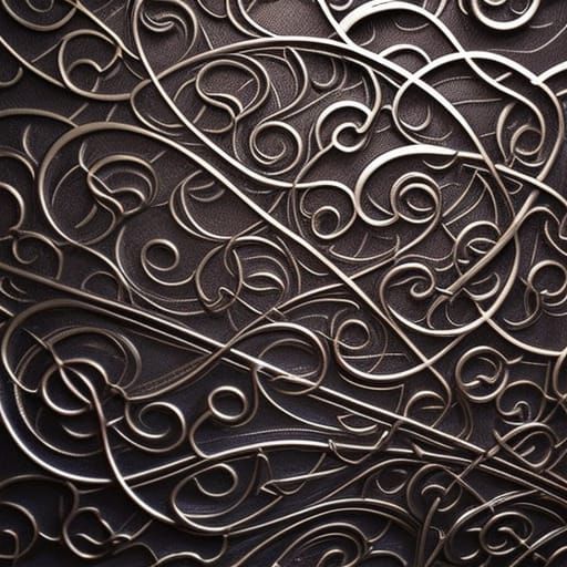 embossed filigree on paper viewed from an angle, embossed!!!...