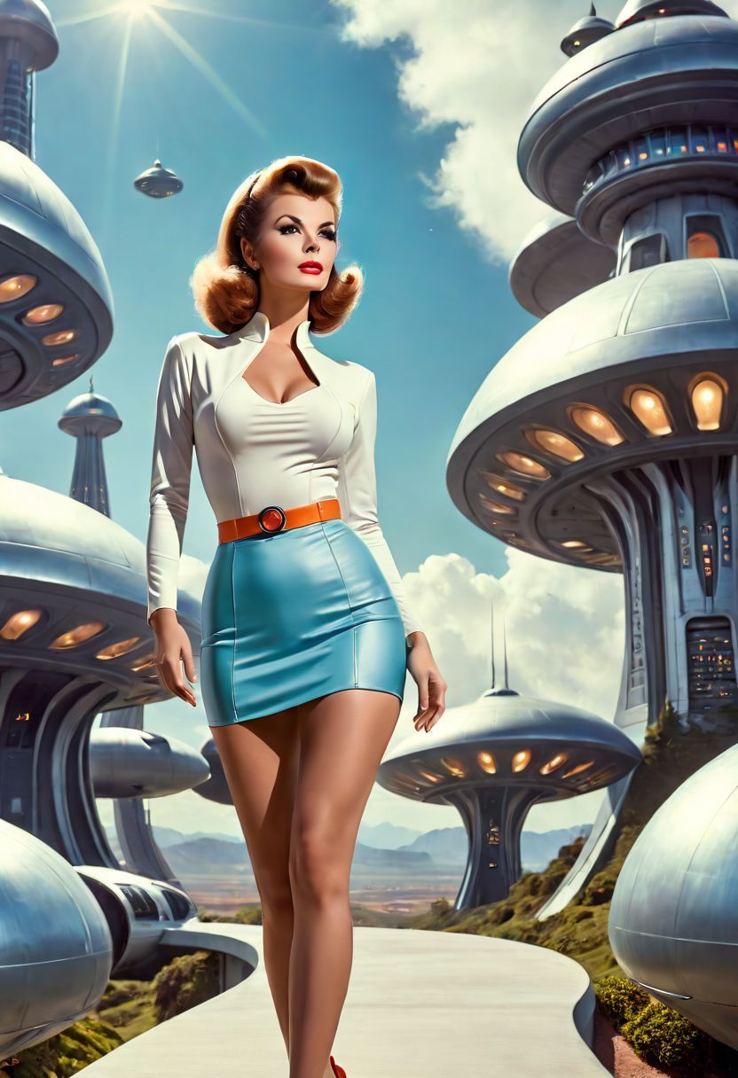 Retro Futuristic Pinups