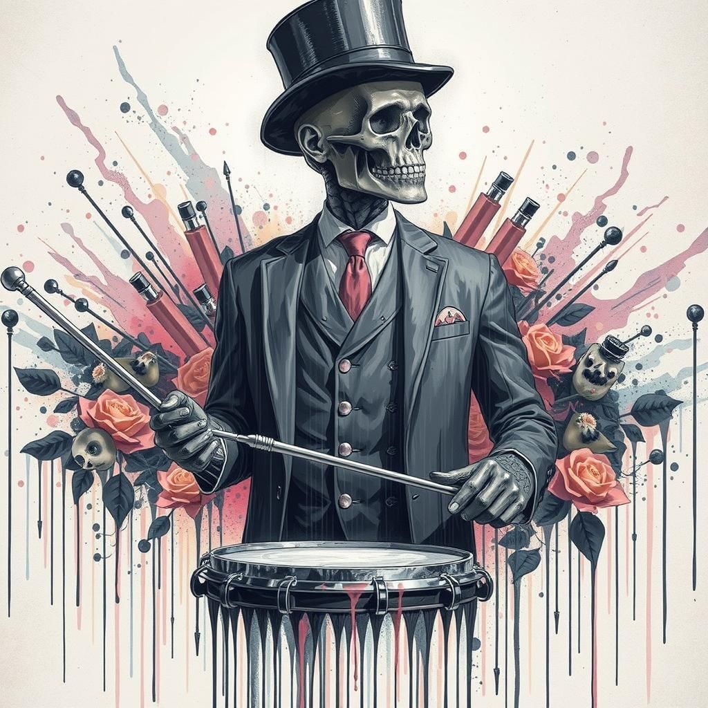 Child in Field with Rose: Romantic Realism