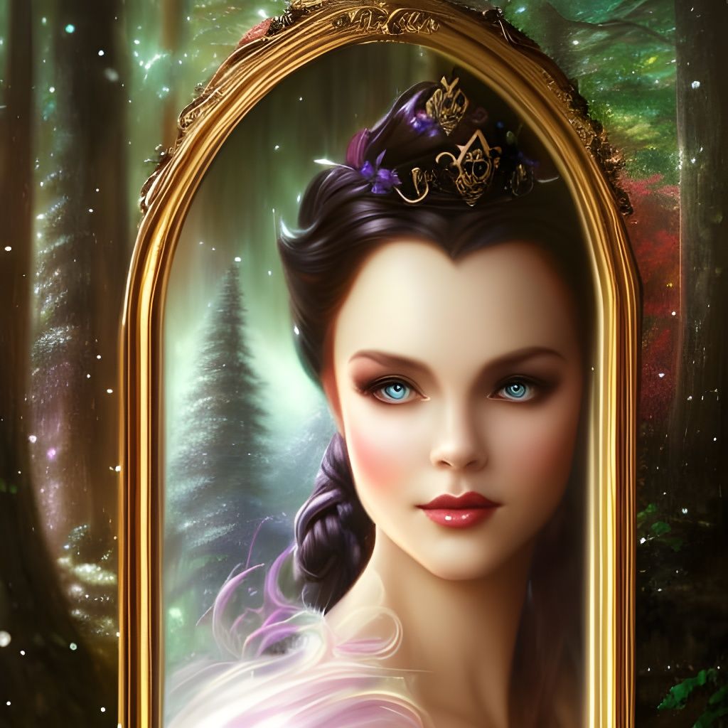 "Mirror mirror on the wall..." AI Generated Artwork NightCafe Creator