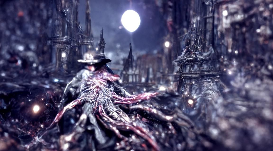 Bloodborne a journey through the cosmos 8k resolution eldrit...