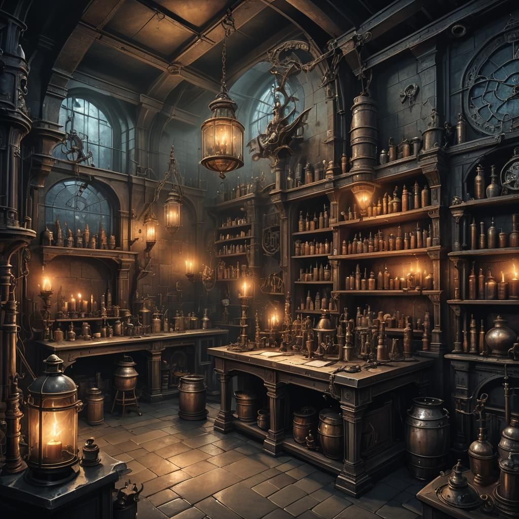  dungeon laboratory   by @Gaby