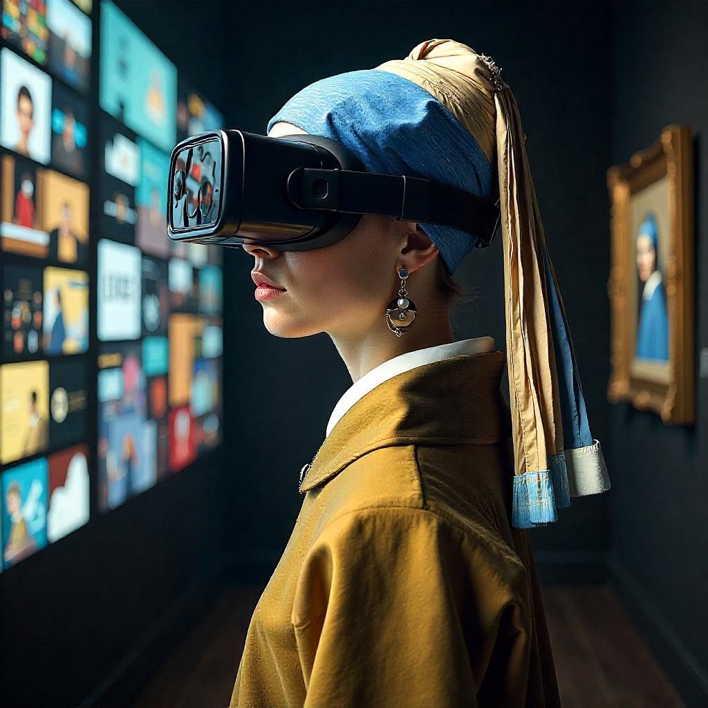 Virtual Girl with a Pearl Earring