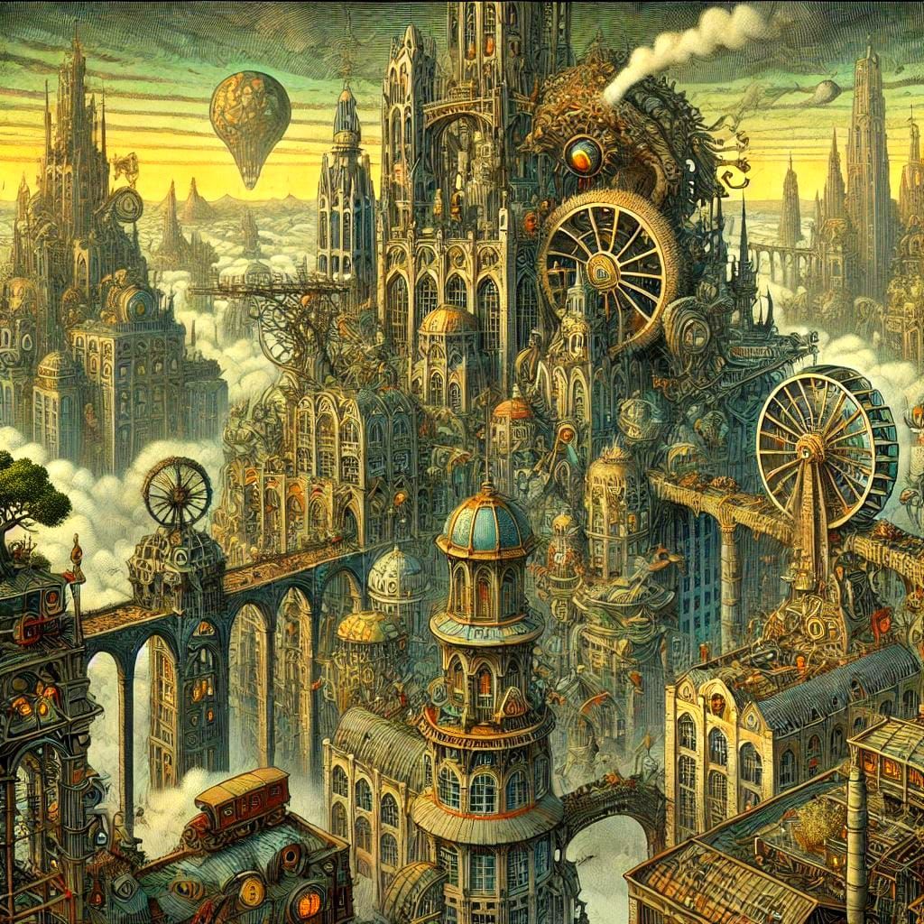 Steampunk Megalopolis