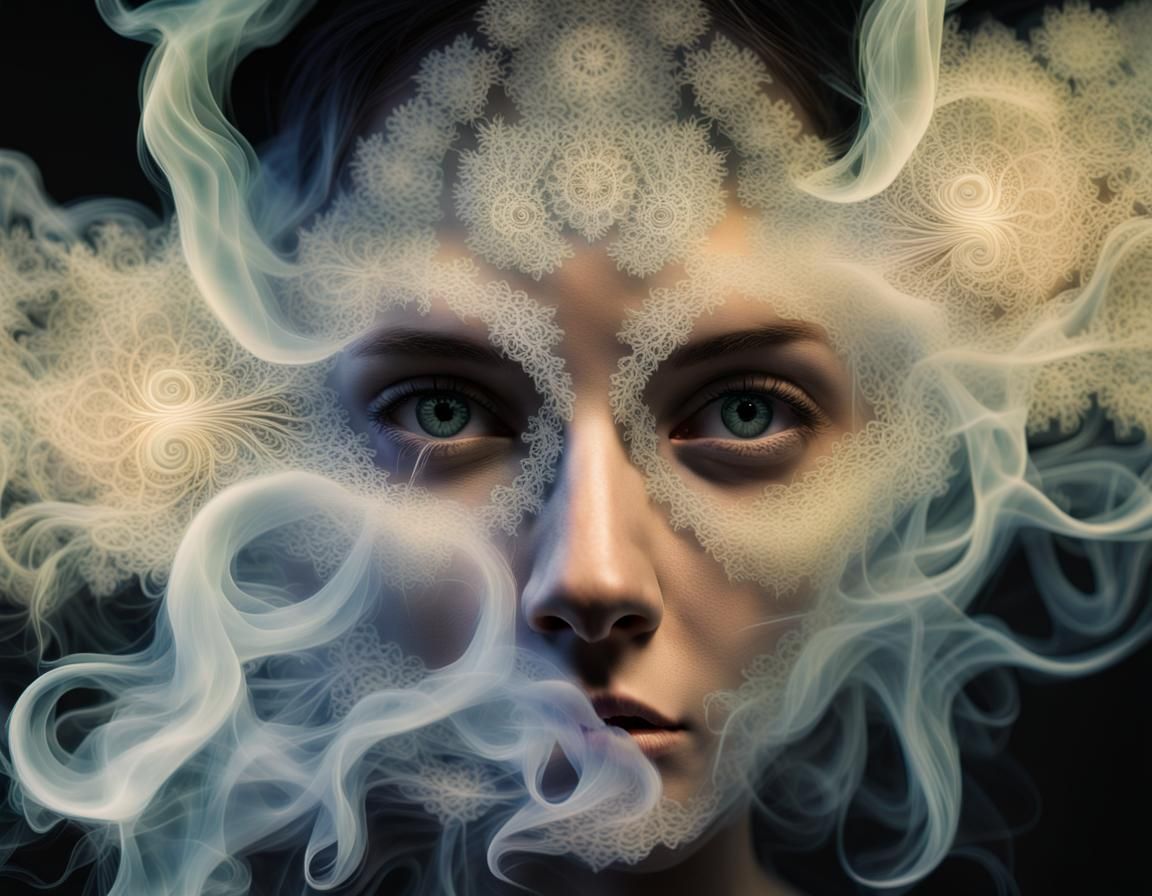 face in lace  by @Fella Spears