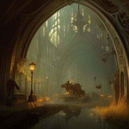 3D, The Pied Piper of Hamelin and a parade of mice following...