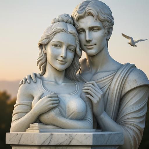 Statue of lovers