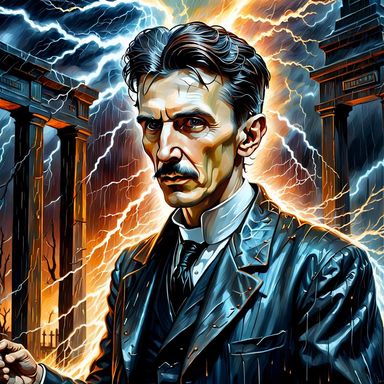 Wielding of the elements - Tesla Style - AI Generated Artwork ...