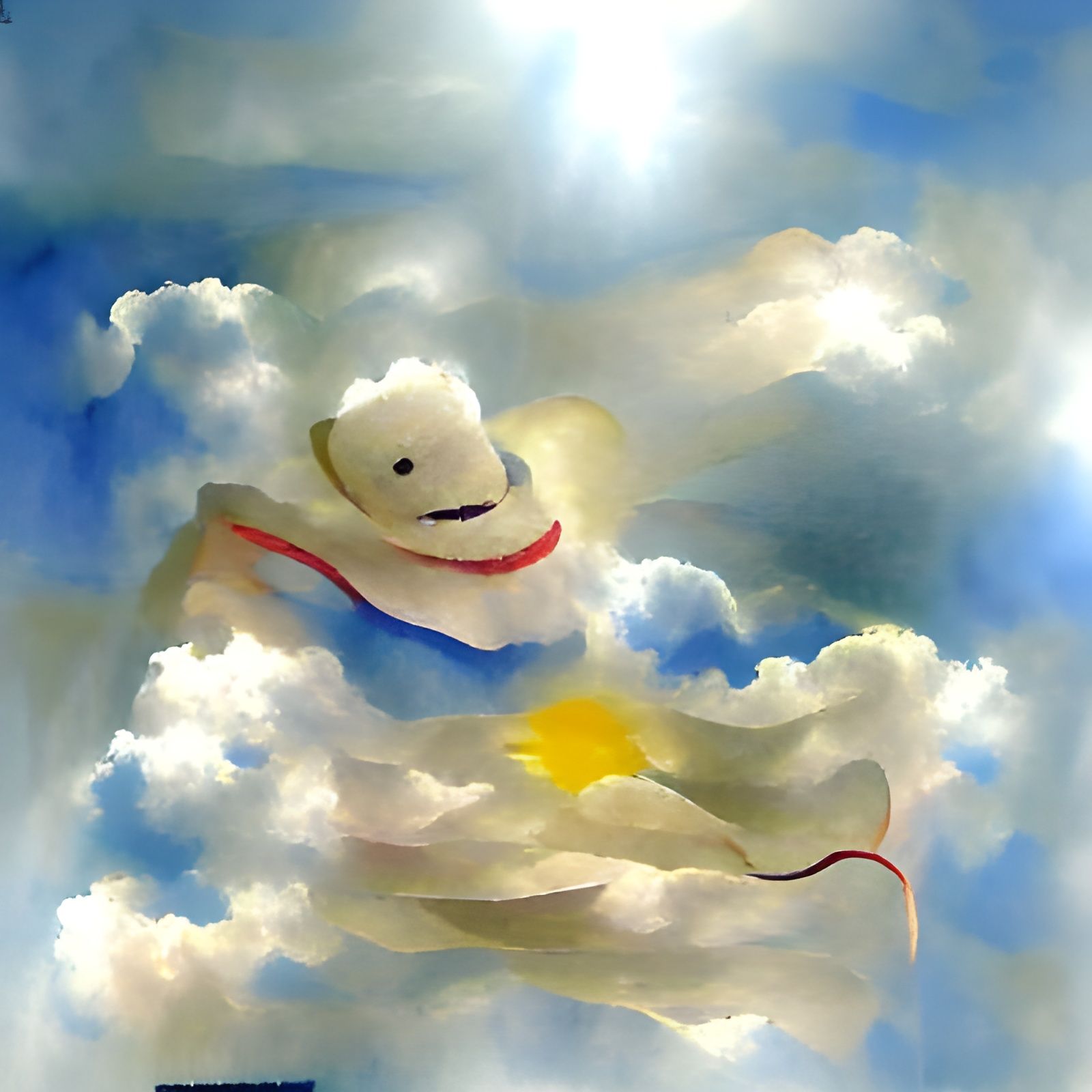 An unidentified image in the sky