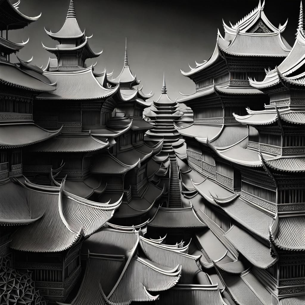 Line art meticulously intricate and insanely detailed
