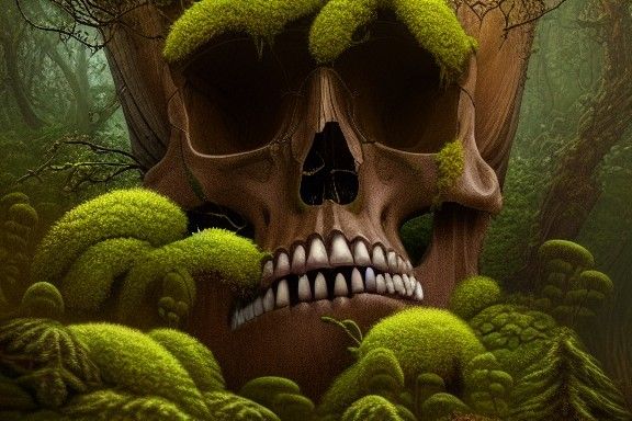 Mossy Skull