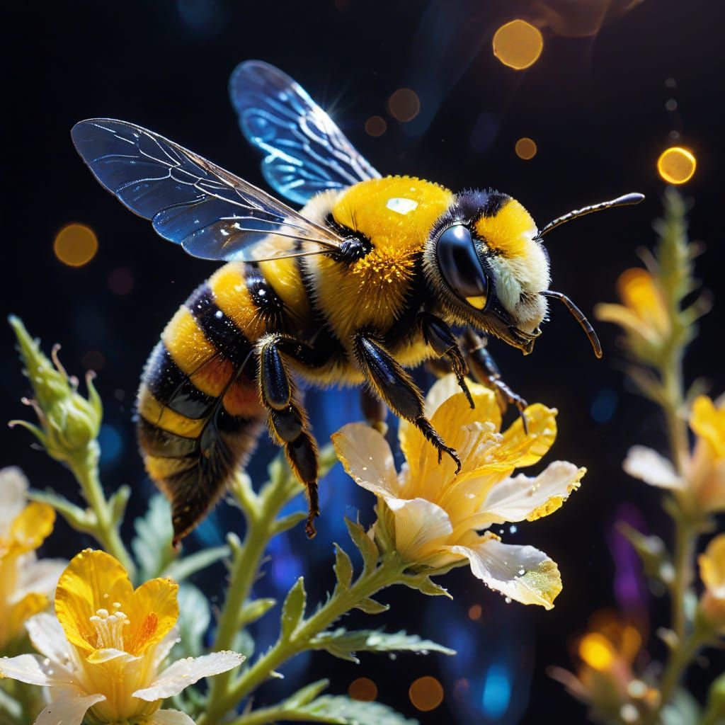 Collecting Nectar  by @Soynuts