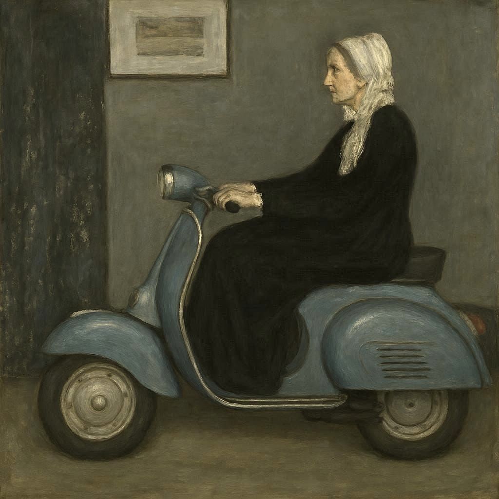 Arrangement in Grey and Black No. 3