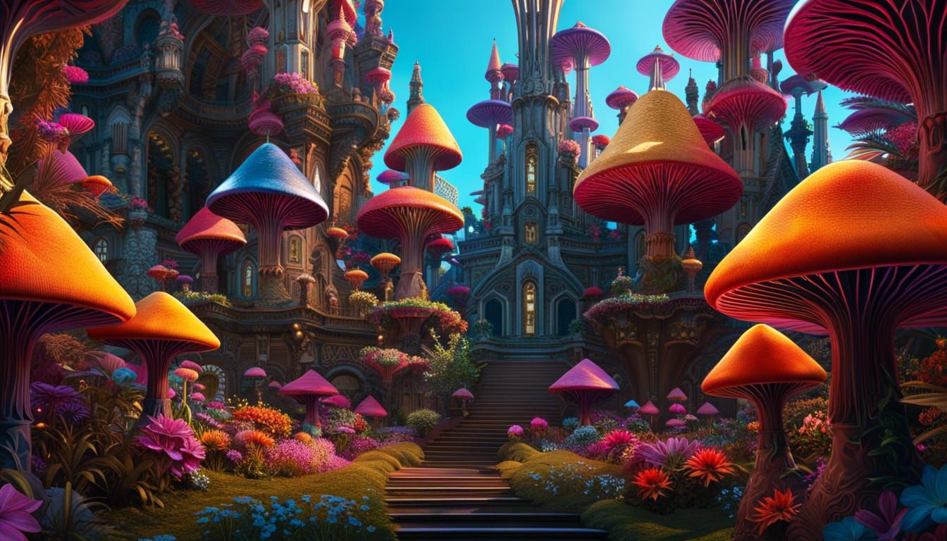 Psychedelic Crypto Shroom Kingdom