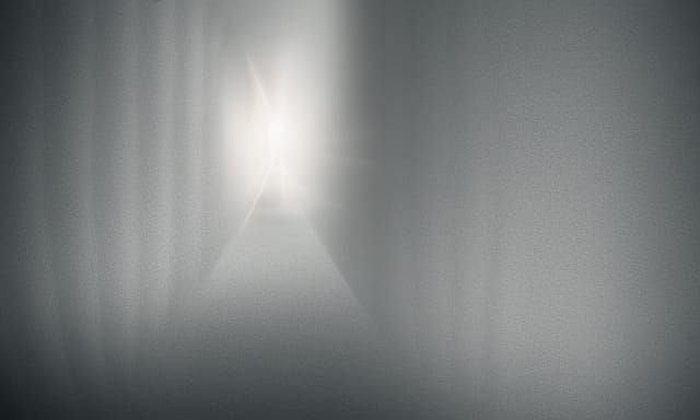 Magical White portal between two worlds