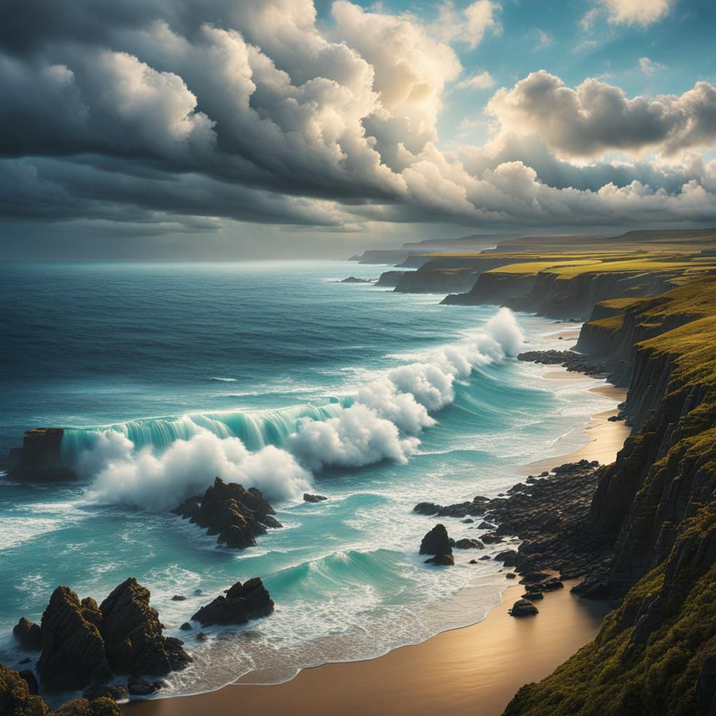 Coastal seascape