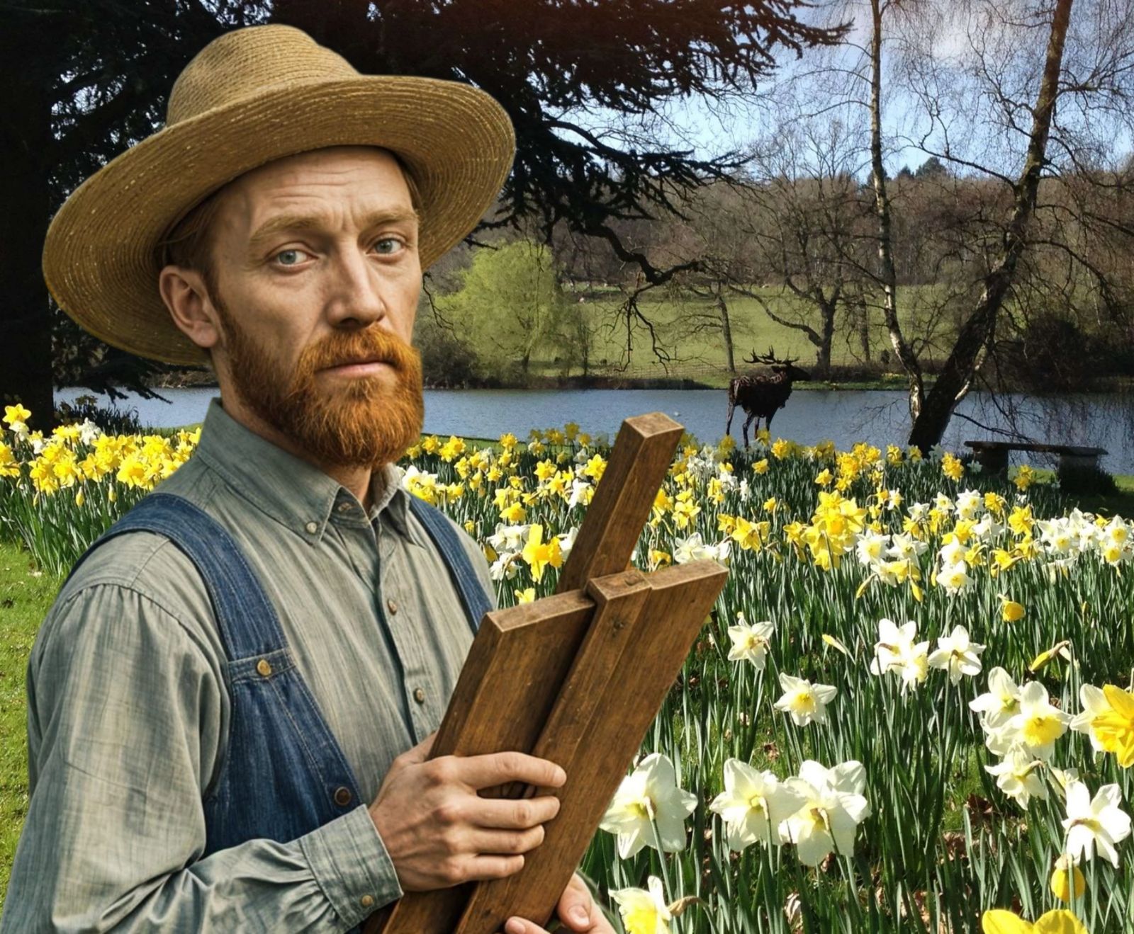 Vincent wasn't too impressed with the field of daffodils he'...