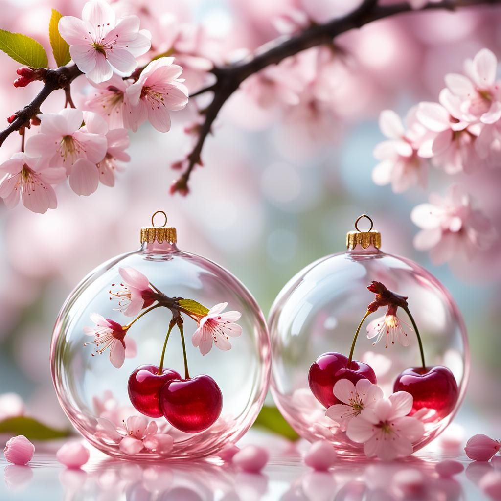 Cherry Ornaments