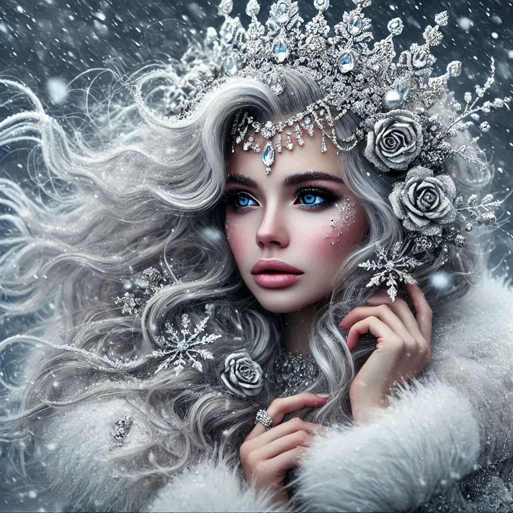 Snow Queen in a Heavy Blizzard
