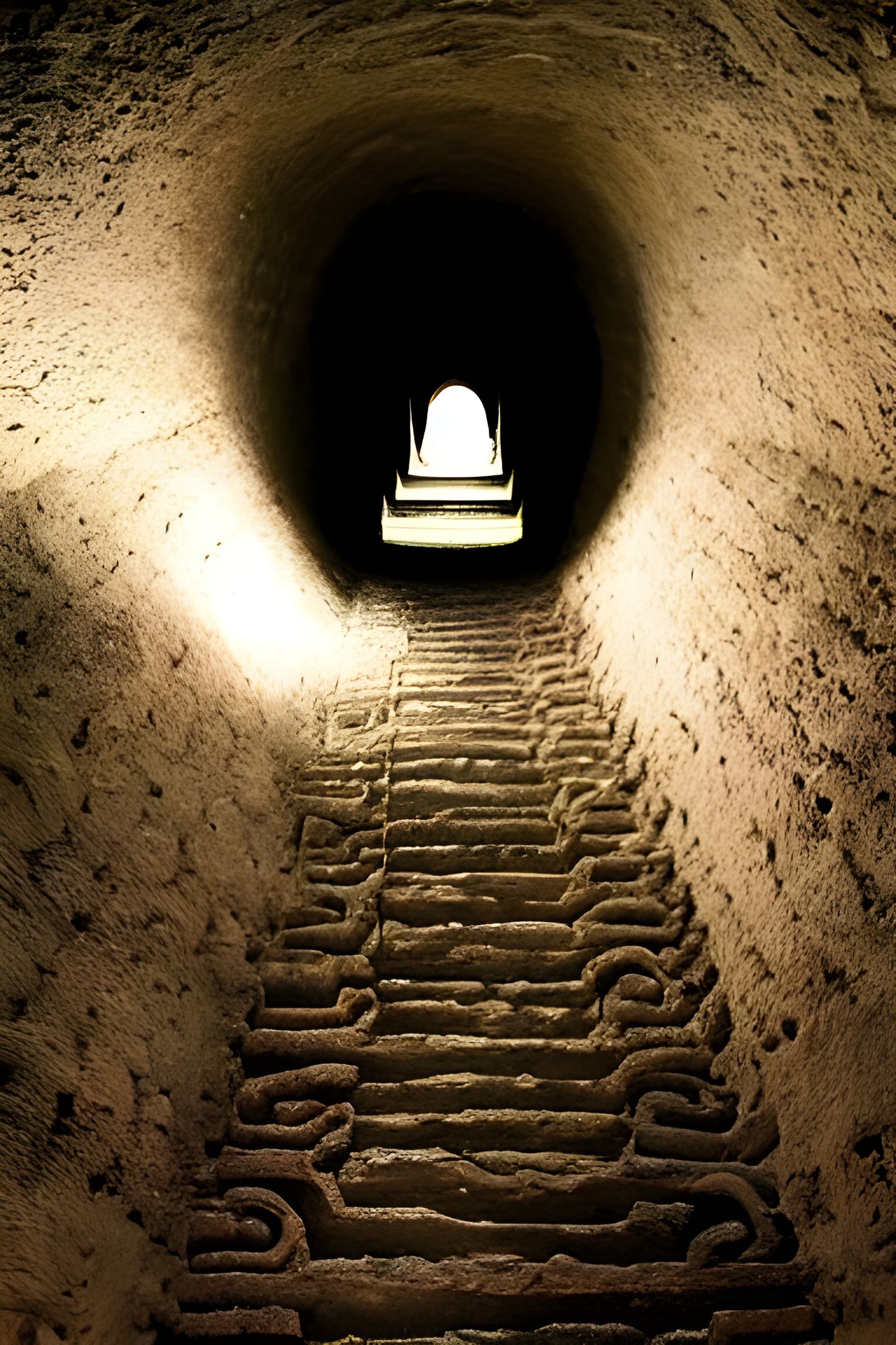 Underground Mayan Steps