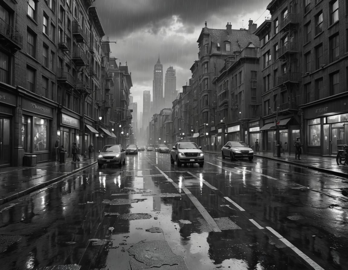 Grey City Streets  by @Boxingjedi