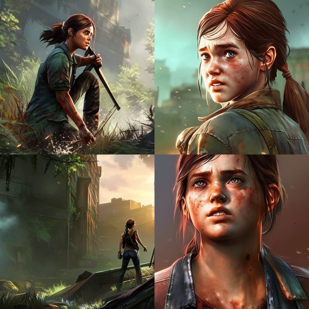 Ellie the last of us - AI Generated Artwork - NightCafe Creator