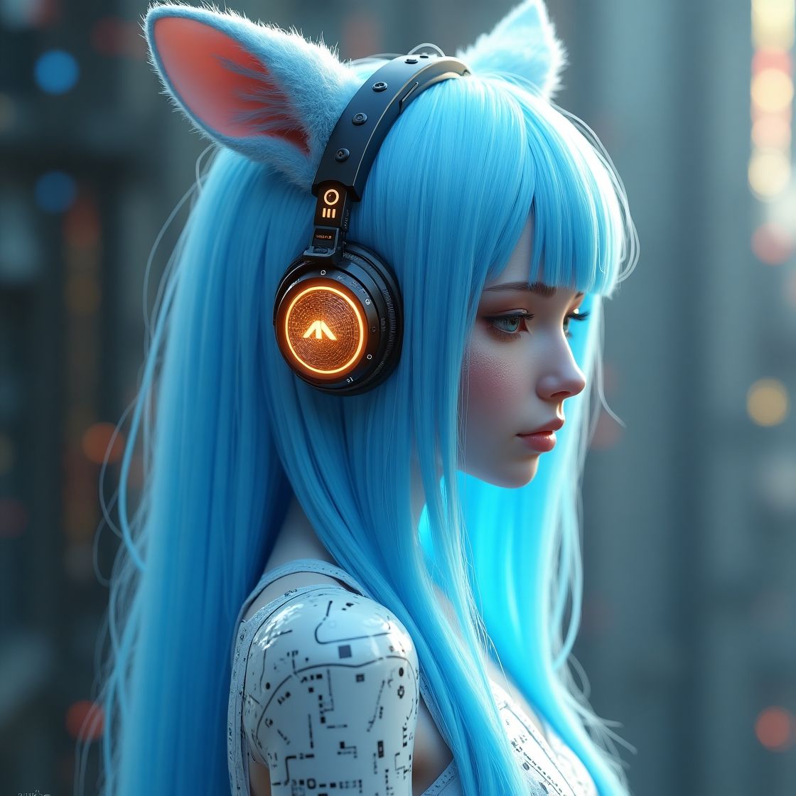 [Yumi] Cute android girl with METRO (v1.02r) headphones