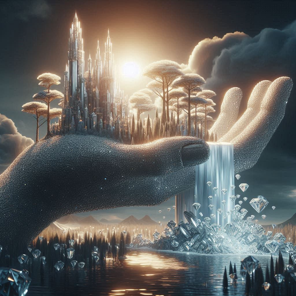 Diamond world  by @Neonvaporcreator