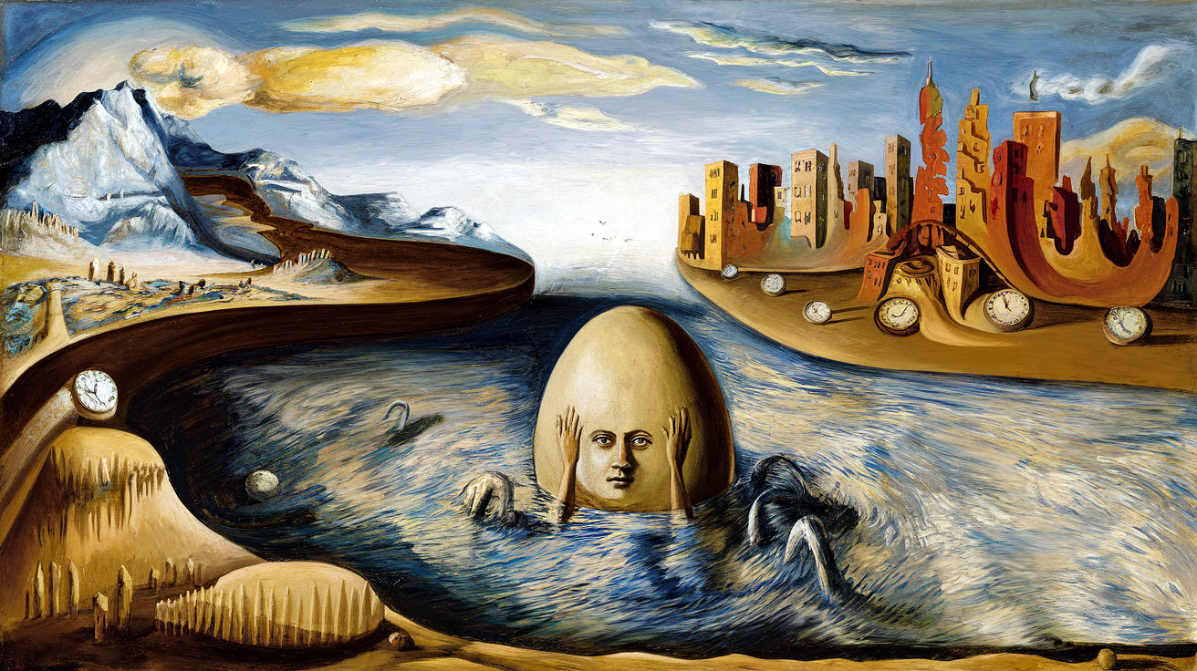 La naissance du monde par Dali
