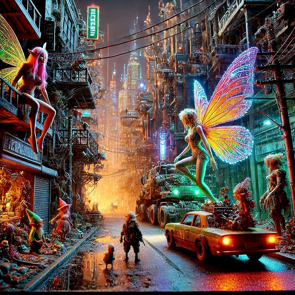 Techno-punk fairy