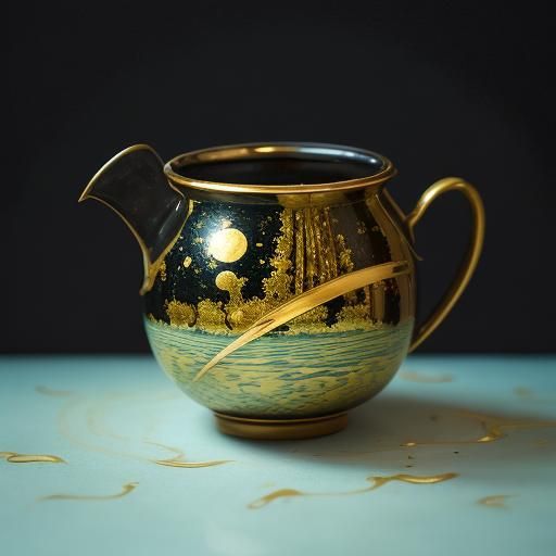 Chinese Dumplings and Royal Ceramics in Surreal Style