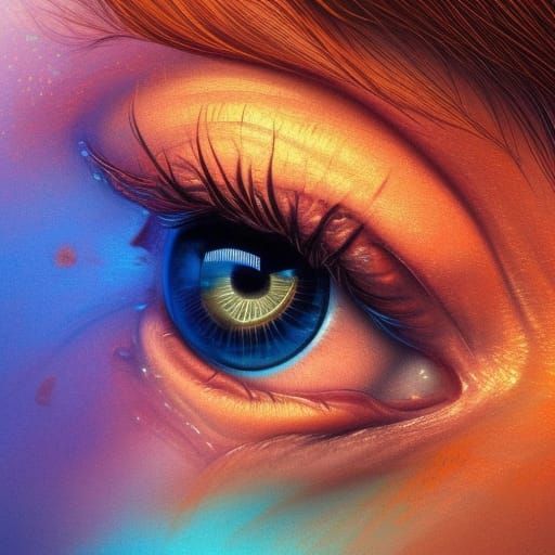 Blue eyes