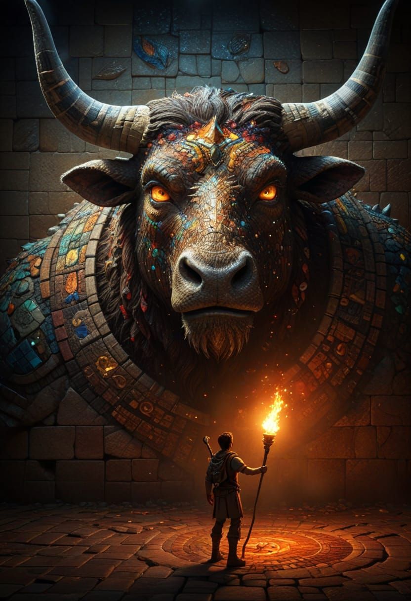 Exploring the Labyrinth of the Minotaur   by @Tatti