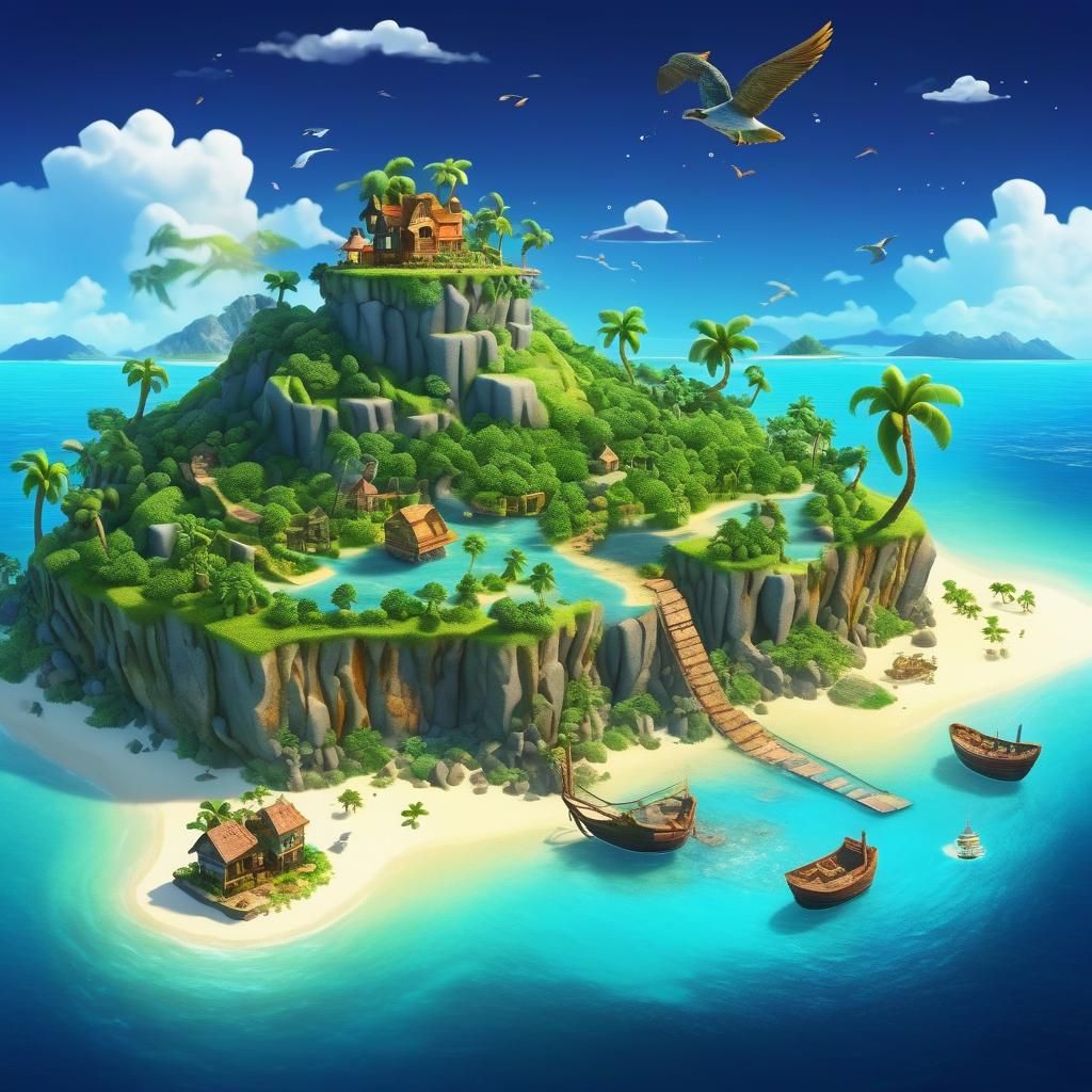 Island tale - AI Generated Artwork - NightCafe Creator