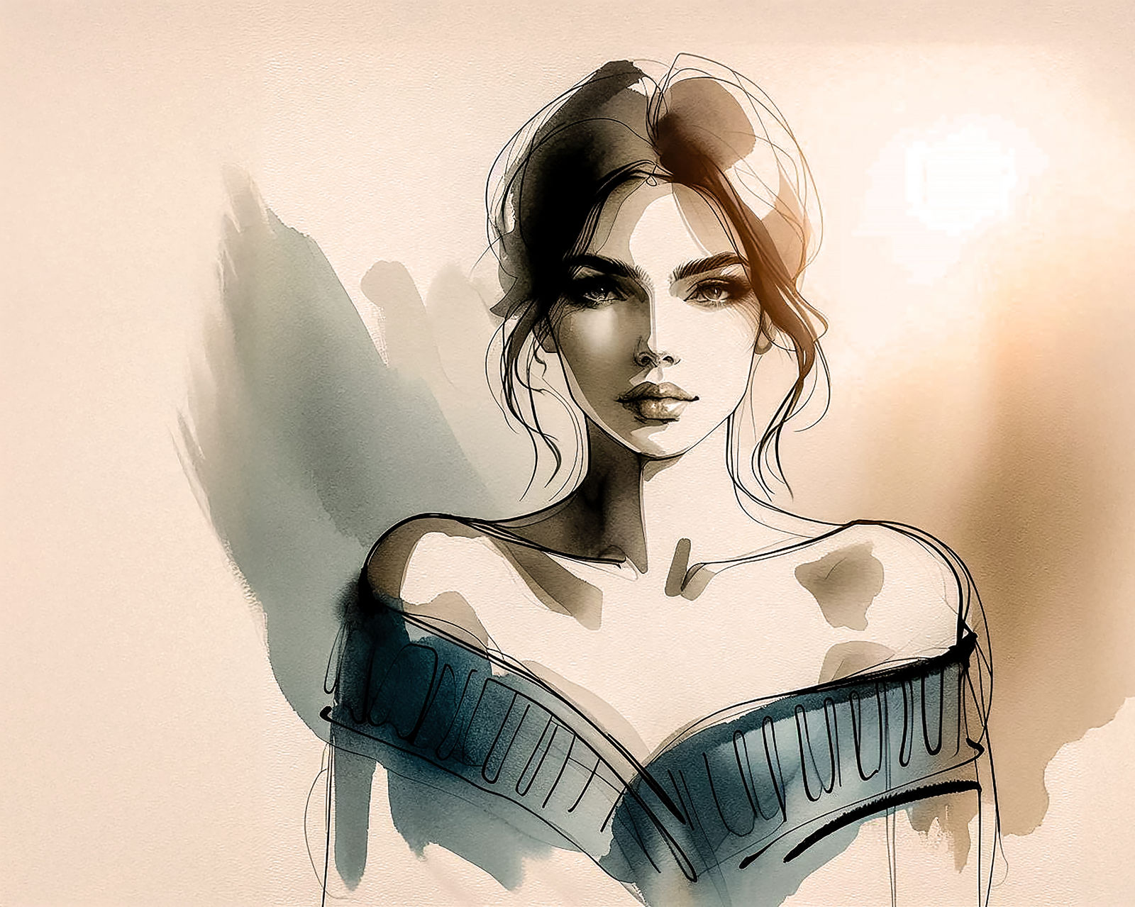 watercolour portrait 2